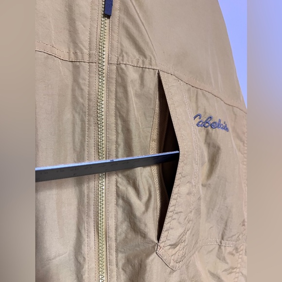 Vintage CABELA’S Jacket FLEECE Nylon COAT - Picture 7 of 16